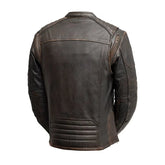 Road Master - Men's Genuine Leather Motorcycle Jacket